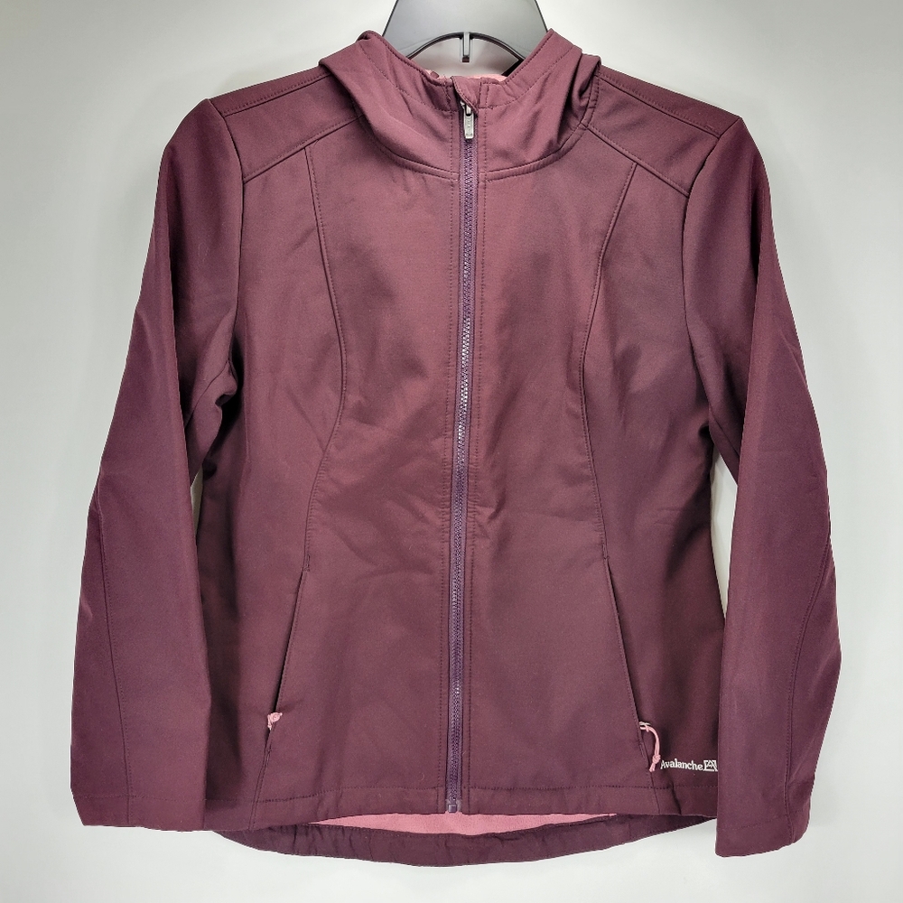 Avalanche Softshell Fleece Full Zip Athletic Jacket Women Medium Outdoor Hiking
